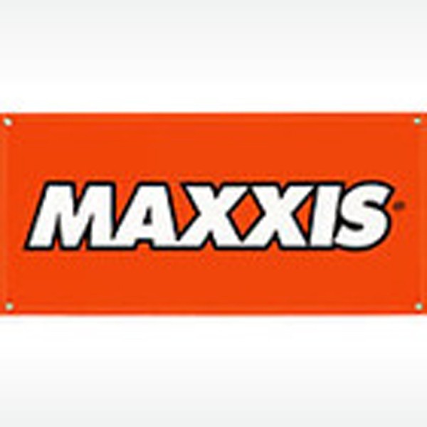 MAXXIS BANNER CLOTH 4 MTRS (100M = 24 per roll) - Morpeth Motorcycles